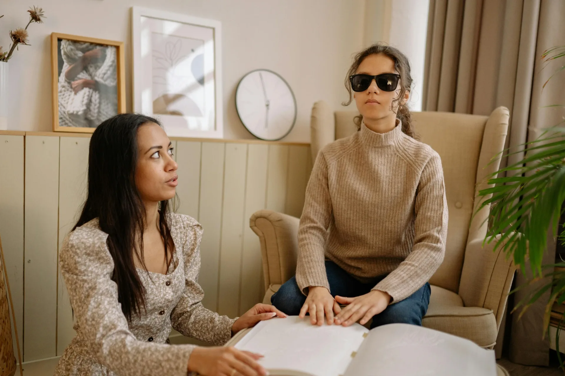NDIS participant receiving personalised support in NSW