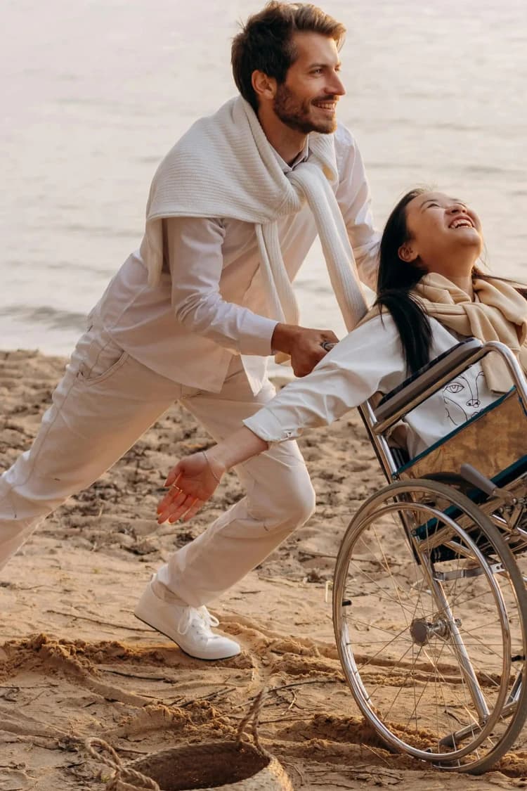 NDIS participant receiving personalised support in NSW